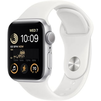 Apple Watch Gen 4 Series 4 40mm Silver Aluminum - White Sport Band
