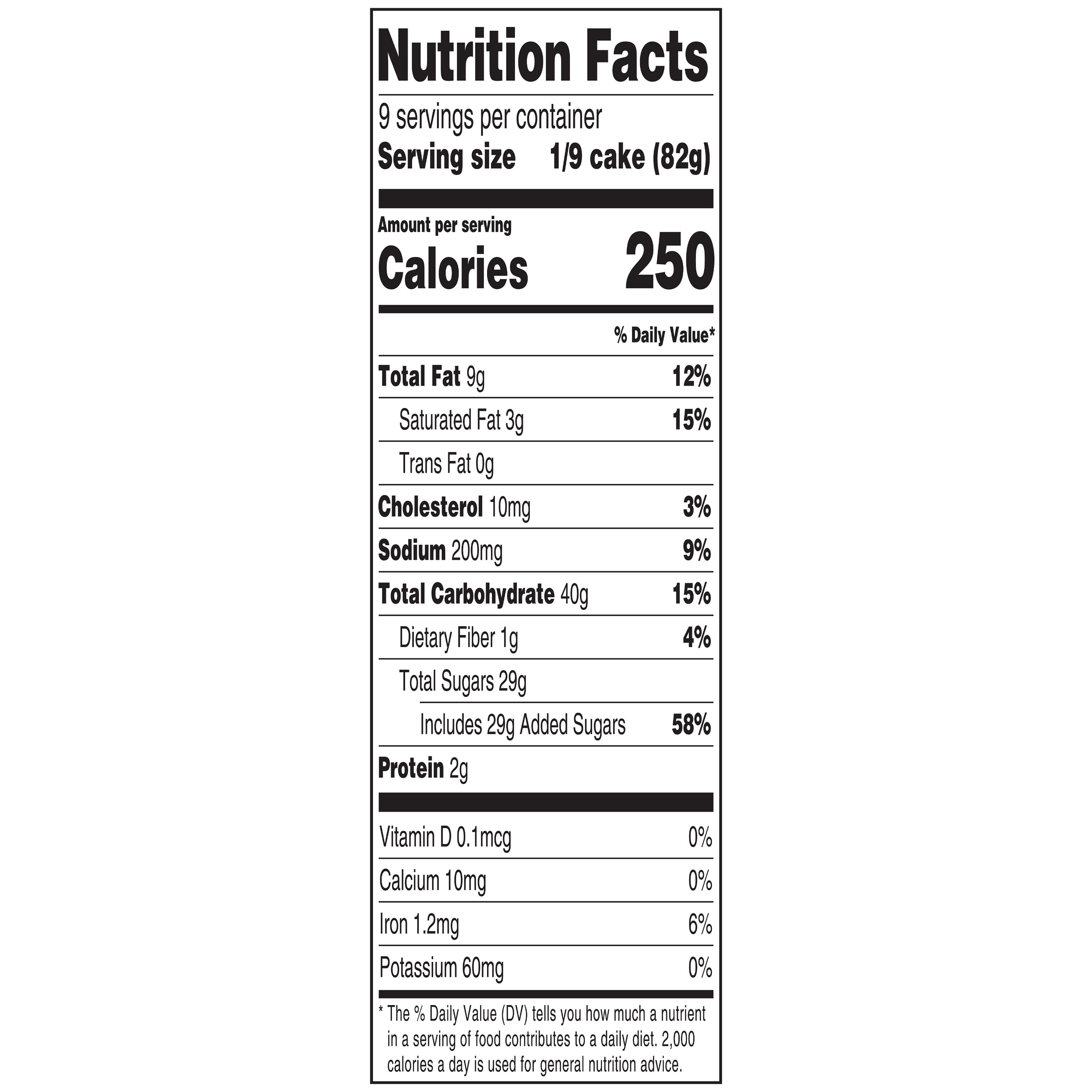 Marketside Boston Creme Cake Vanilla Cake, 26 oz (Refrigerated)