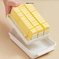 thumbnail image 3 of Caja de mantequilla Bewildely blanco con tapa para Almacenamiento de refrigerador, 3 of 6