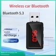 thumbnail image 4 of Transmisor FM Bluetooth 5.3 para Coche, Adaptador de Audio Inalámbrico USB, Llamadas Manos con Micrófono, Estéreo HIFI para Radio FM de Coche, 4 of 5