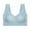 A-Light Blue, variant on Sports Bras for Women Mesh Gathered Plus Size Bra Yoga Hollow Out Exercise and Offers Back Support Everyday Underwear