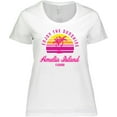 thumbnail image 3 of Inktastic Summer Enjoy the Sunshine Amelia Island Florida in Pink Women's Plus Size T-Shirt, 3 of 5