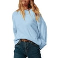 thumbnail image 4 of SHINE UP Sweaters for Women Long Sleeve Crewneck Tops Fall Oversized Casual Chunky Knit Pullover, 4 of 9