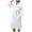 White, variant on Women's Bathrobe Absorbent Quick Drying Bathrobe Thin Long Robes for Women Grey M