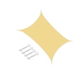 thumbnail image 1 of QualitChoice Voile d'Ombrage Triangle Anti-UV Filet Extérieur Triangle Khaki Rectangle Khaki, 1 of 6