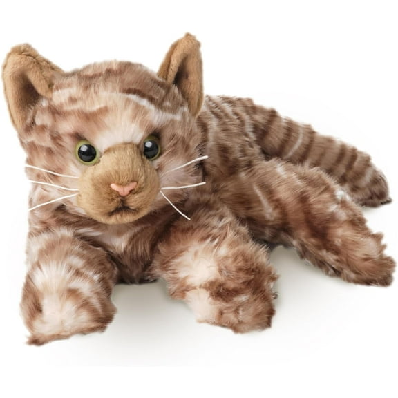 Bearington Collection Louie Cat 15 In Stuffed Animals Tabby Cat Plush Toy - Stuffed Cats That Look Real - Plushies for Kids, For Ages 3-14