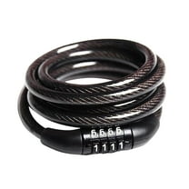 HERFIER 1pc Lock Bike Motorcycle Coded Lock Scooter Cycling 4 Password Security Lock 3.93x3.93x0.98in