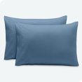 thumbnail image 1 of Bare Home Pillowcase Set - Envelope Closure - Premium 1800 Collection - Double Brushed - Ultra Soft - Queen Size, Coronet Blue, 2 Count, 1 of 6