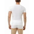 thumbnail image 3 of Underworks Mens Microfiber V-Neck Light Compression T-Shirt, 3 of 5