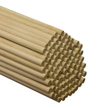 10 Pcs 7/16" x 36" Birch Dowels A quality dowel begins with quality lumber. Our dowels are made from select Birch and Maple.