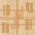 thumbnail image 1 of Ahgly Company Machine Washable Indoor Square Transitional Orange Area Rugs, 6' Square, 1 of 7