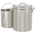 thumbnail image 3 of 44 quart Stainless Steel Cooker Kit For Steaming Boiling Or Brewing, 3 of 4