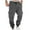 Dark Gray, variant on Havenre Mens Fleece Lined Cargo Sweatpants Fall Winter Thick Warm Athletic Jogger Pants with 6 Pockets Loose Oversized Baggy Drawstring Elastic Waist Outdoor Trousers Black XXXL