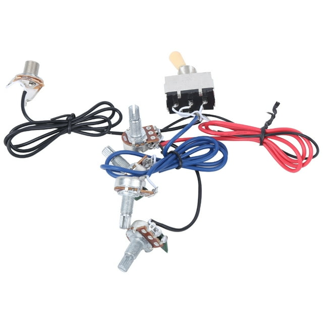 Guitar Prewired Harness, 3 Way Switch Guitar Wiring Harness Kit Compact For Guitar Accessories