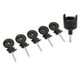 thumbnail image 3 of Aislador autorroscante, 50 piezas Aislador de cerca eléctrica Poste de anillo de cerca Aislador de poste de madera Aisladores de anillo atornillados de cerca eléctrica Construcción robusta, 3 of 8