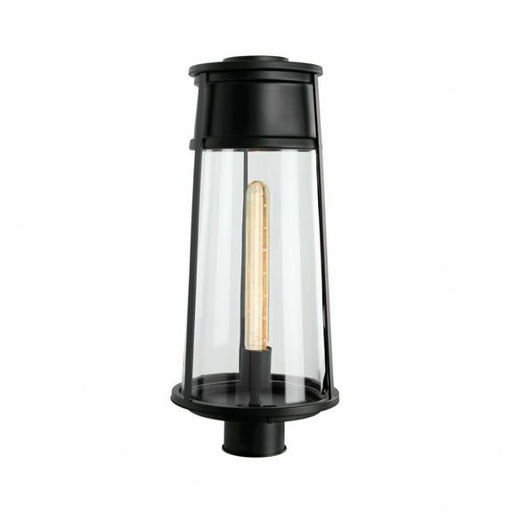Norwell Lighting - Cone - 1 Light Outdoor Post Lantern In Modern Style-19.75