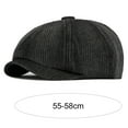 thumbnail image 6 of Yirtree Men’s Newsboy Gatsby Hat Vintage Beret Flat Ivy Cabbie Driving Hunting Cap for Boyfriend Gift, 6 of 8