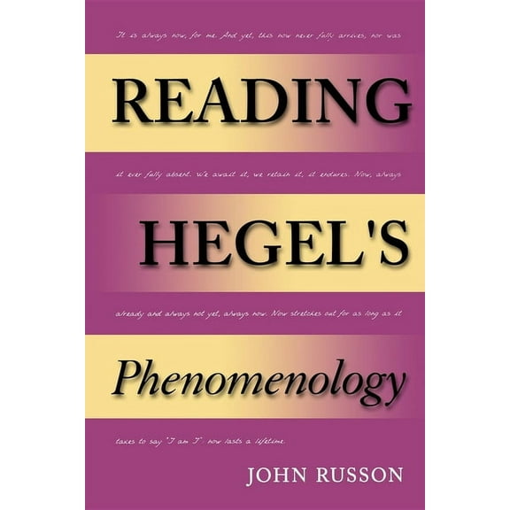 Studies in Continental Thought Reading Hegel's Phenomenology, (Paperback)