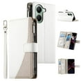 thumbnail image 1 of Funda cartera GANGXUN para Xiaomi Poco X7 Pro , cuero PU con tarjetero, cremallera, correa de mano, soporte y protección 531°, 1 of 6