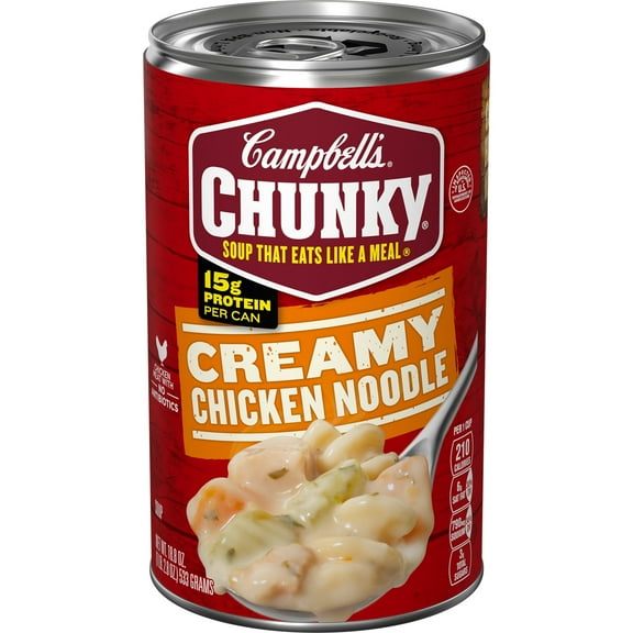 Campbell's Chunky Soup Creamy Chicken Noodle Soup 18.8 oz - Pack of 2