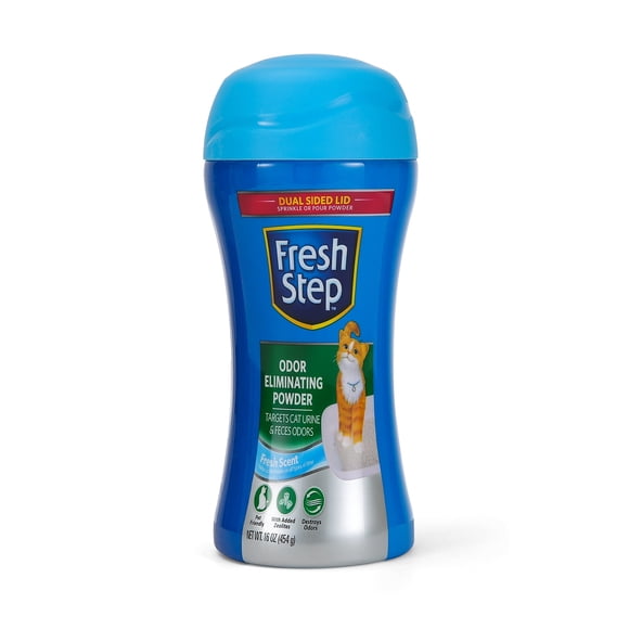 Polvo eliminador de olores para cajas de arena para gatos Fresh Step, 454 g