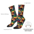 thumbnail image 4 of Vsdgher Colored Guitars Crew Socks for Men & Women, Breathable Casual Athletic Ankle Socks, 4 of 6
