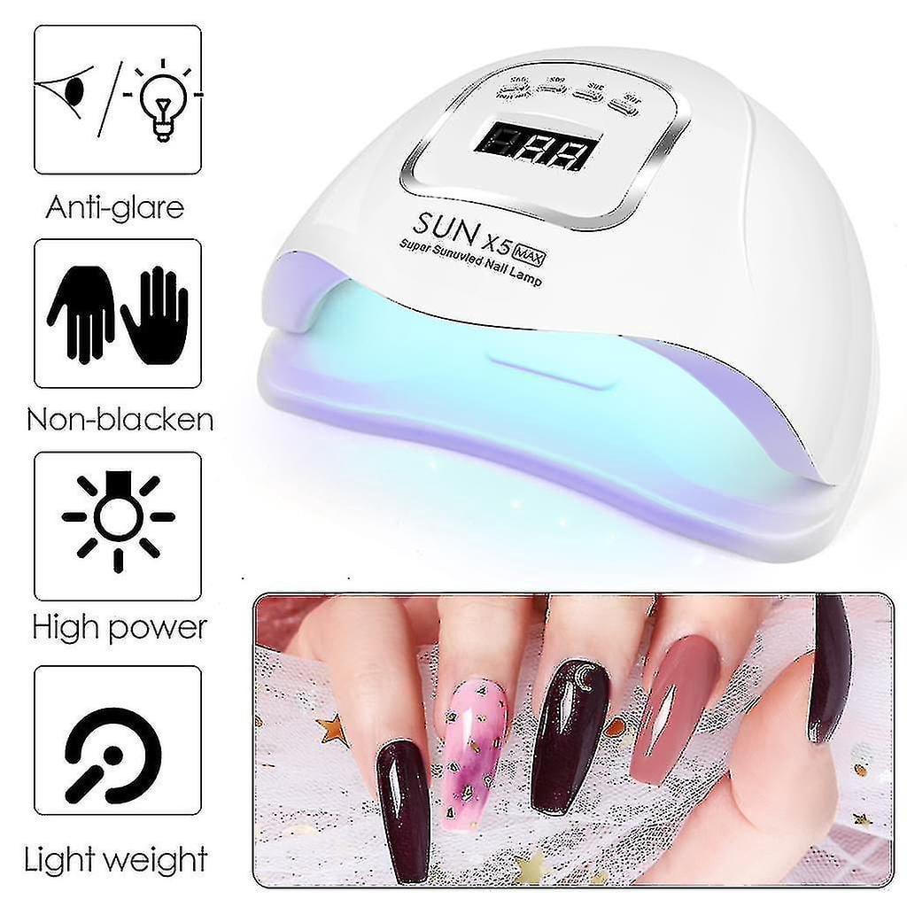 Nail Art Lamp 110W Led Lamp Nail Art Dryer Uv Lamp Professional Manicure Lamp With 4 Timer Lcd Display