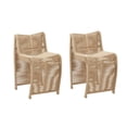 thumbnail image 2 of Boraam Metal High Back Bar Stools, Tan (Set of 2), 2 of 13