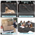 thumbnail image 6 of Unique Bargains Dog Car Seat Cover for Back Seat Multi-Layered Waterproof Dog Hammock for Car Black, 6 of 7