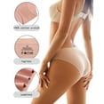 thumbnail image 2 of Finetoo Seamless Underwear for Women No Show Hipster Bikini Panties Low Rise Cheeky Breathable Soft Invisible Briefs XS-XL 5 Pack, 2 of 5