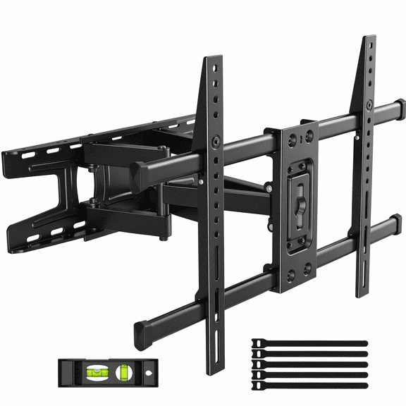 USX MOUNT Full Motion Tilting Swivel Leveling Articulating TV Wall Mount for 42-86" TVs, VESA 200x100-600x400mm, Fits Wood Stud & Concrete Walls, Holds up to 120lbs