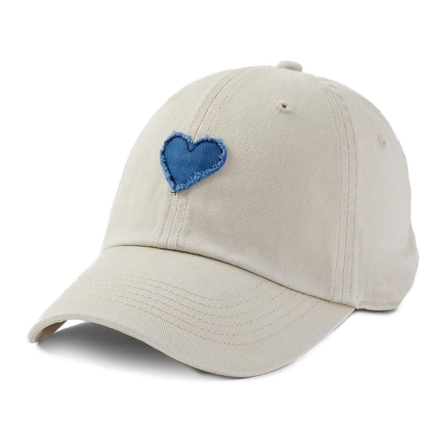 Cap Life is Good Tattered Chill Heartbone, 100% algodón
