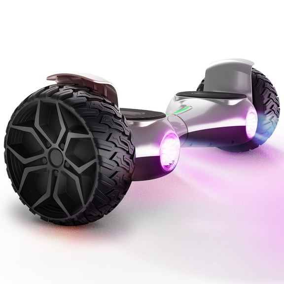 SISIGAD Hoverboard, 8.5" Tire, 500W Powerful Motor Hover Board with LED Lights, 8.5" All Terrain Self Balancing Electric Scooter for Teen