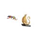 thumbnail image 5 of Estatua De Cisne, Escultura De Animal, Figura Decorativa Caminando, Adorno, Colección De Mesa, Pieza De Arte Moderno Para Estantería, Sala De Estar, Armario, Decoración Del Hogar, 5 of 8