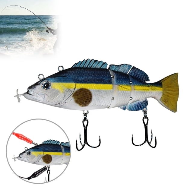 Tong Rechargeable Equipped With LED Lights 5.1 Inch Intelligent Robotic Joint Swimming Hard Gear Suitable For Trou