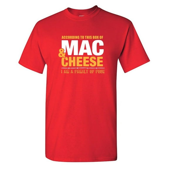 According To This Mac & Cheese Sarcastic Humor Graphic Novelty Funny T Shirt
