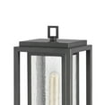 thumbnail image 2 of 1 Light Medium Outdoor Pier Mount in Transitional Style 7 inches Wide By 16.5 inches High-Black Finish-E26 Medium Vintage Lamp Base Type-Led Lamping, 2 of 9