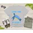 thumbnail image 3 of Love the Planet Earth Sea Turtle Swimming for Men Women Kids T-Shirt Ocean Animal Turtle Lover Gift T Shirt for Boys Girls Teens Tshirt, 3 of 8