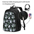 thumbnail image 2 of Balery Cartoon Koala Bear Mochila con carga USB para hombre y mujer - Mochila impermeable y antirrobo para laptop con puerto USB para viajes, trabajo, 2 of 7