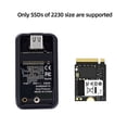 thumbnail image 2 of M.2 NVMe SSD Enclosure Adapter Type-C USB3.1 SSD Case Dual Protocol para SSD 2230 WDOplteas Para estrenar, 2 of 4