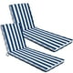 thumbnail image 1 of Conjuntos de 2 Cojines para Tumbona Exterior Iheqard Azul+Blanco, 1 of 7