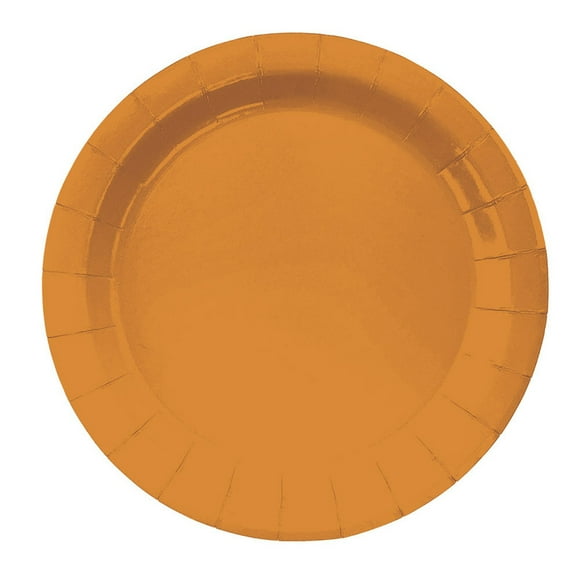 Dipak Plato No.7 Pastelero Naranja 8 Piezas