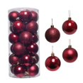 thumbnail image 3 of 24 Piezas Adornos para árboles de Navidad Macarena Bolas de Navidad colgantes inastillables 6 cm, 3 of 7