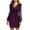 Purple, variant on Fengyings Long Sleeve Tunic Tops for Women Dressy Round Neck Loose Fit Fall Blouses Outfits 2024