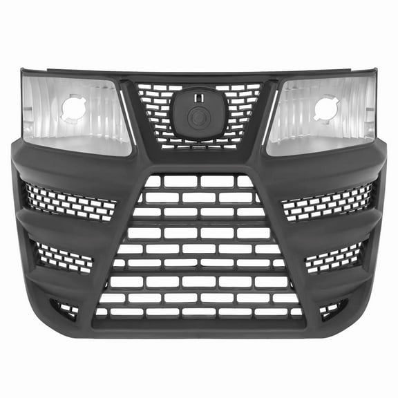 Kojem Grille for M168888 W/ Headlights For John Deere X300 X304 X310 X320 X350 X370 X384 X394 Replacement