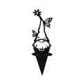 thumbnail image 4 of C Metal hierro sin rostro para muñeca gnomos estatua arte silueta hogar jardín decoración, 4 of 5