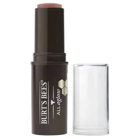 Burt's Bees 100% Natural All Aglow Lip & Cheek Stick, Suez Sands - 1 (Best Natural Looking Lip Stain)