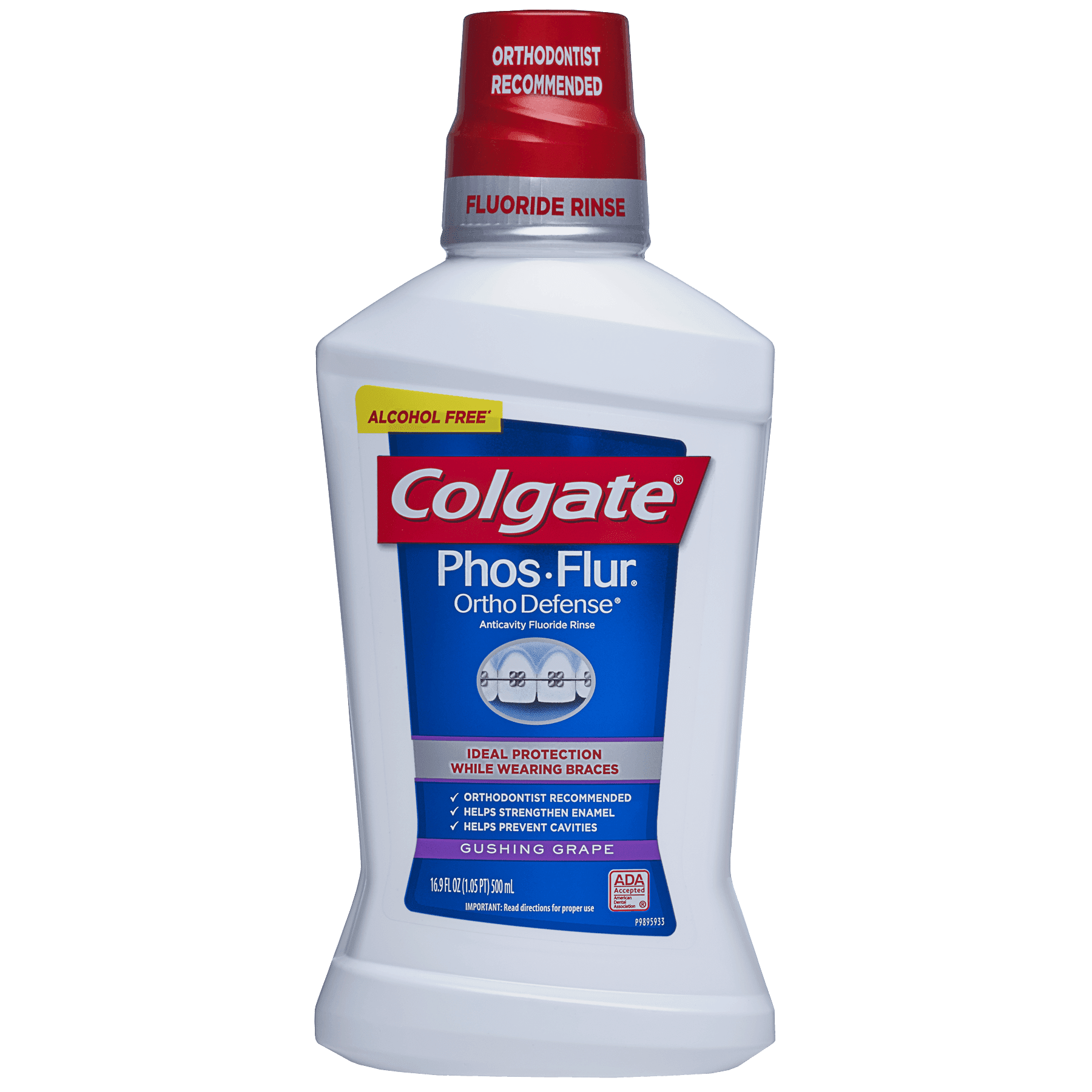 Colgate PhosFlur Ortho Defense, Grape 500mL, 16.9 fluid