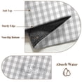 thumbnail image 4 of Buffalo Plaid Round Rug 8ft Washable Circle Rugs Non Slip Farmhouse Grey Checkered Vintage Rustic Large Area Rug Indoor Floor Carpet for Bedroom Kitchen Living Room Home Office Dining Room Nursery, 4 of 9