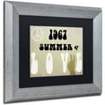 thumbnail image 2 of Trademark Fine Art "Summer of Love" Canvas Art by Color Bakery Black Matte, Silver Frame, 2 of 4